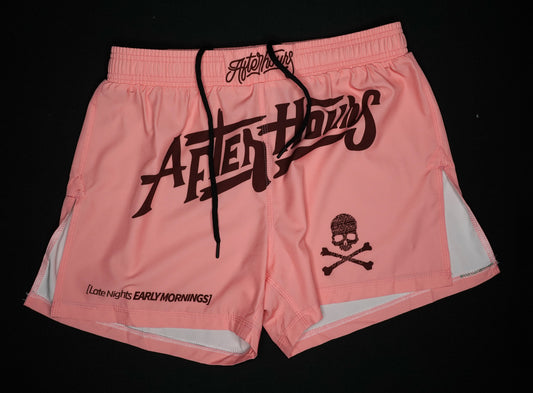 Pink After Hours Fighting Shorts