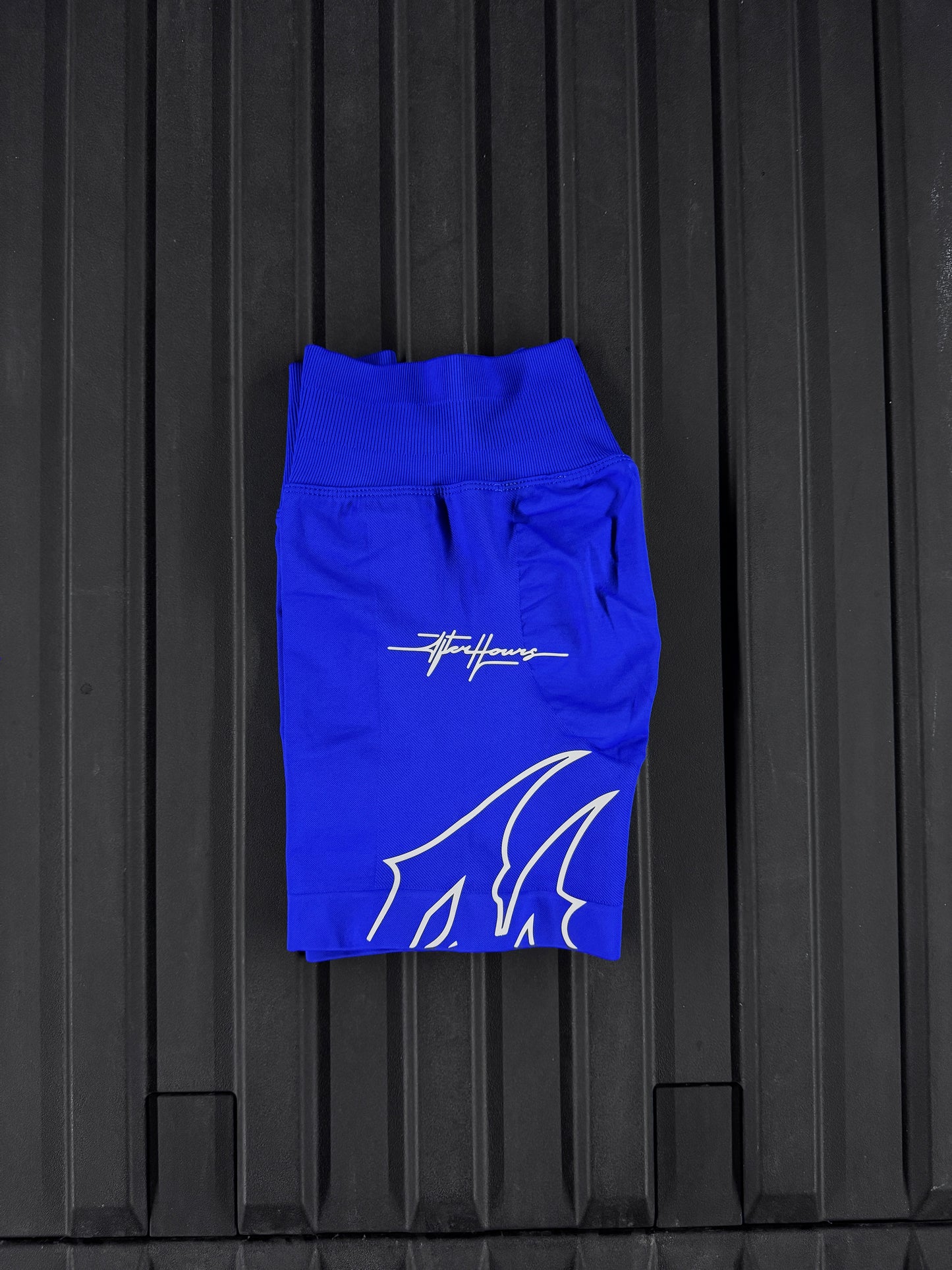 Twin Flame Blue Shorts